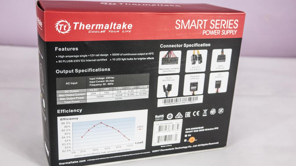 Thermaltake Smart RGB 500W PSU 2