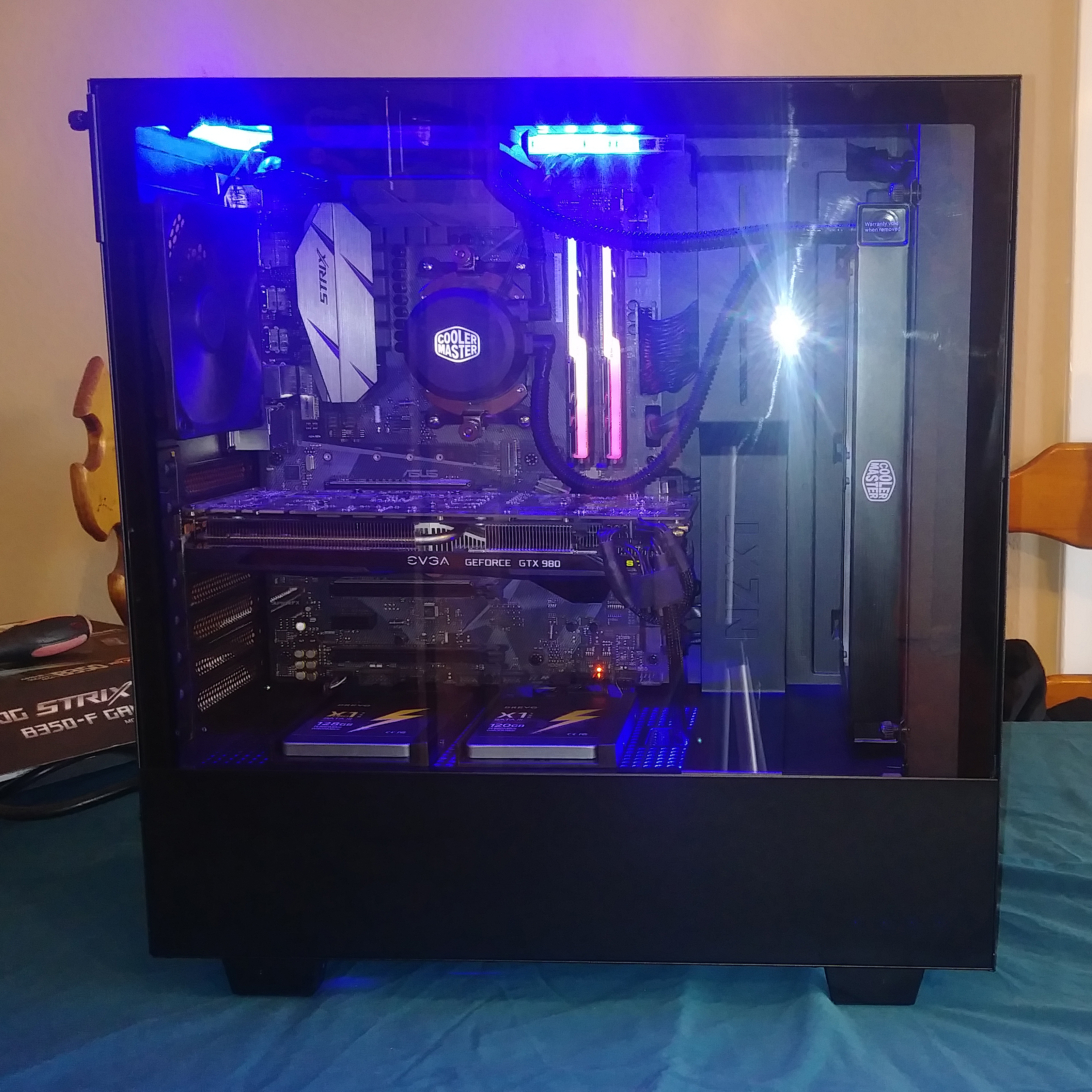 nzxt h500 water cooling