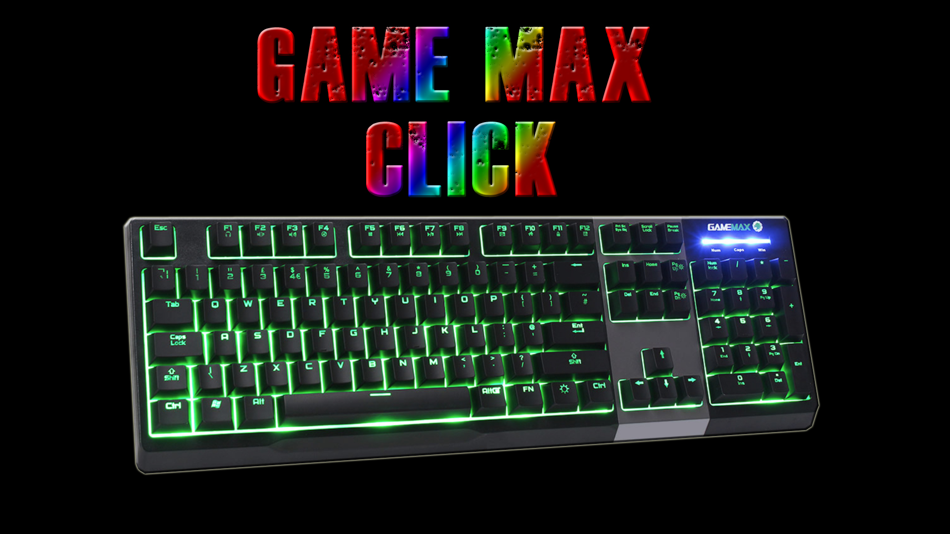 Game Max Click RGB Keyboard Review and Giveaway