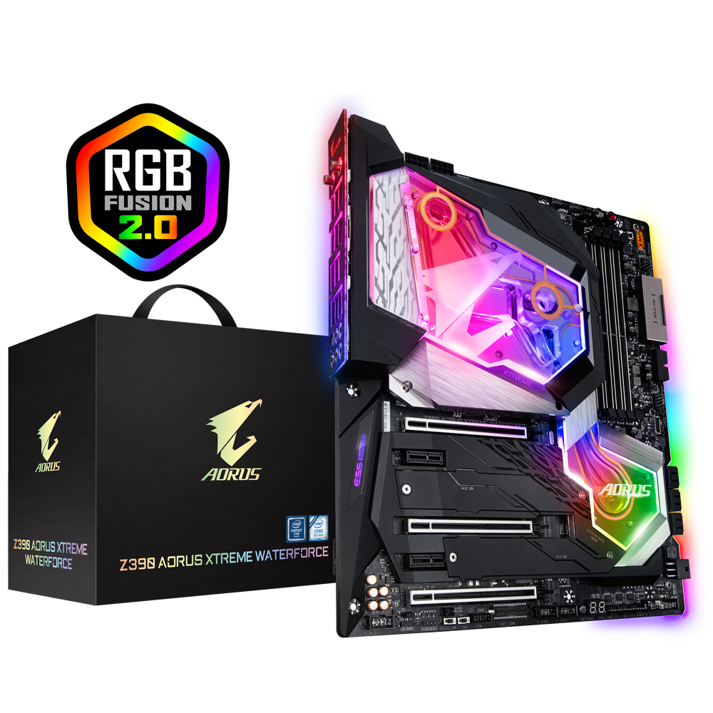 GIGABYTE Z390 AORUS XTREME WATERFORCE Motherboard Wins 2019 Red Dot Design Award