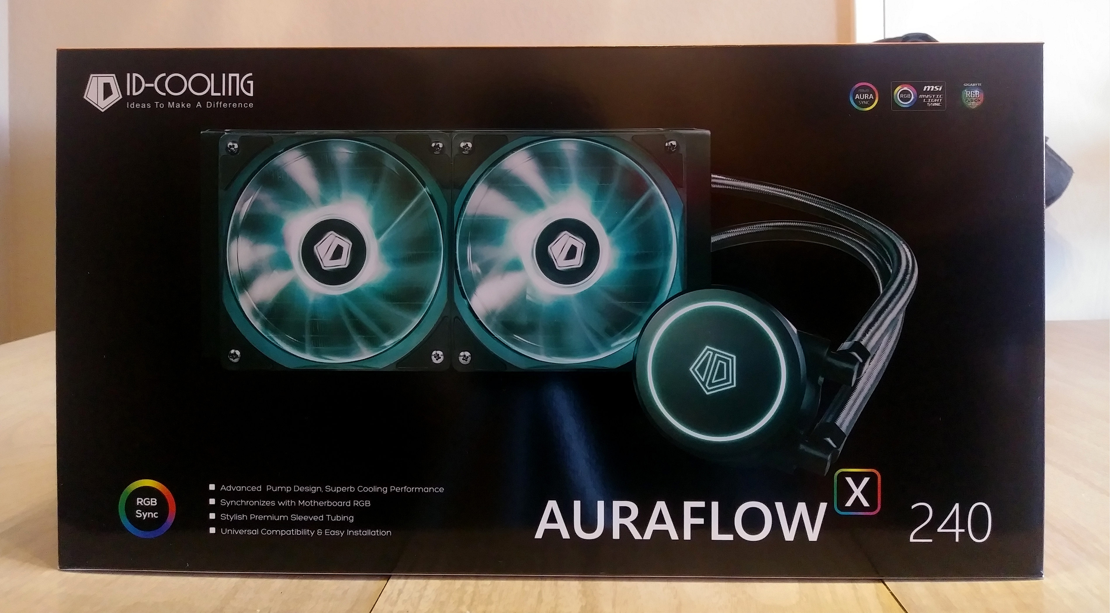ID-COOLING AURAFLOW X 240 RGB All In One Liquid CPU Cooler Review
