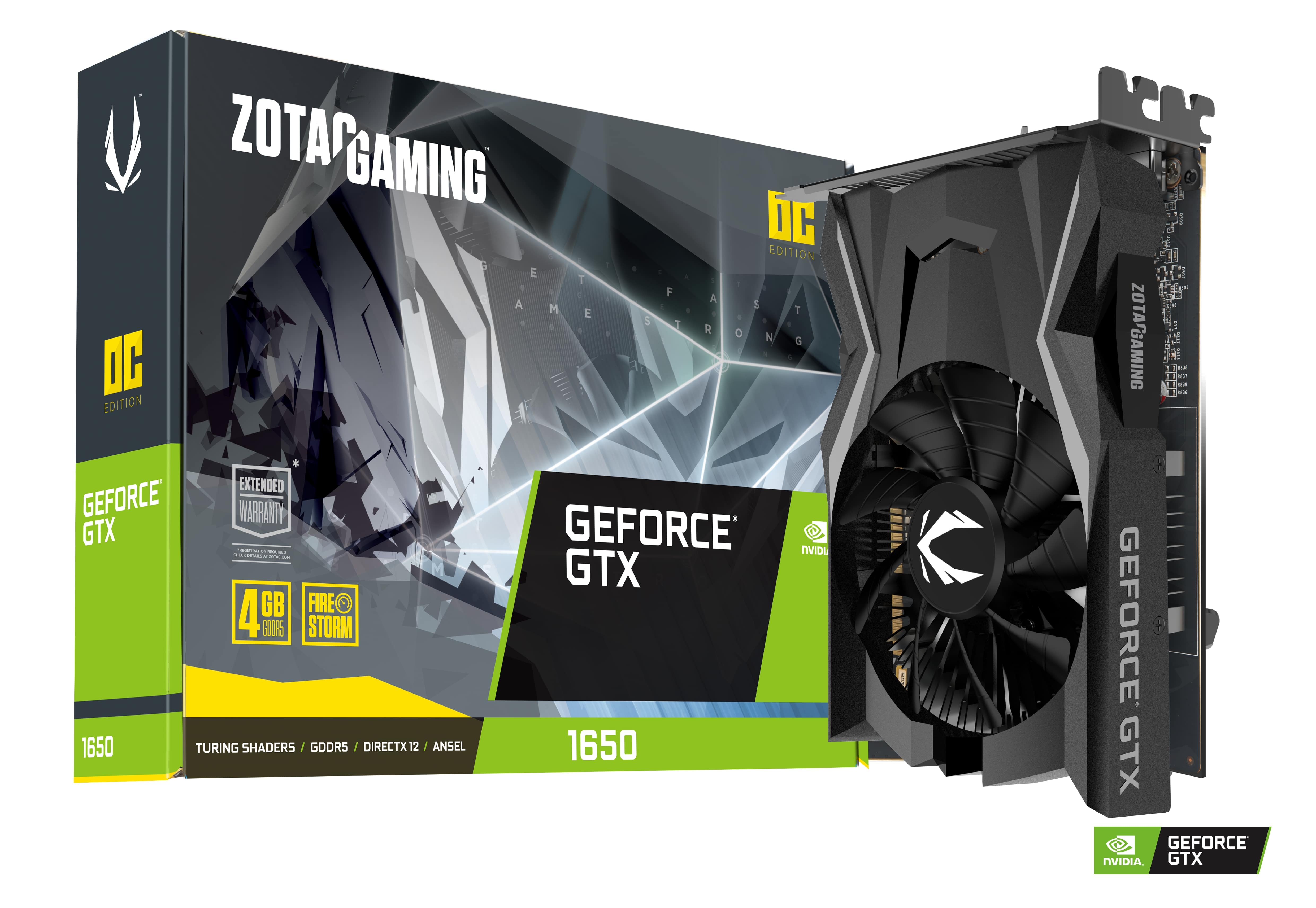 ZOTAC GAMING UNVEILS POWER SIPPING GEFORCE® GTX 1650