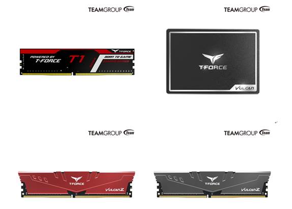 Team Group Releases New gaming & High- Performance series products of T-FORCE T1, VULCAN Z Memory & VULCAN Gaming Solid State Drive