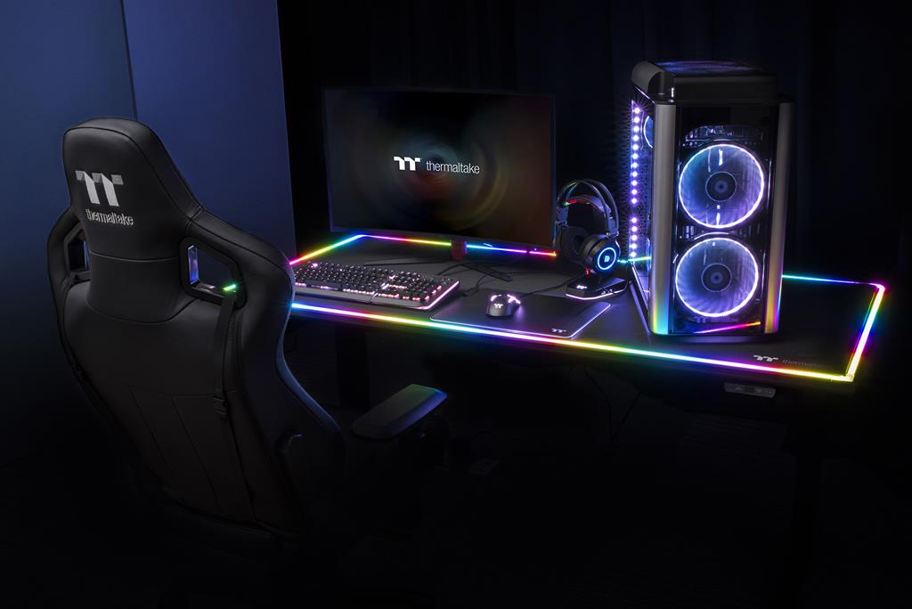 Thermaltake Level 20 RGB BattleStation Gaming Desk