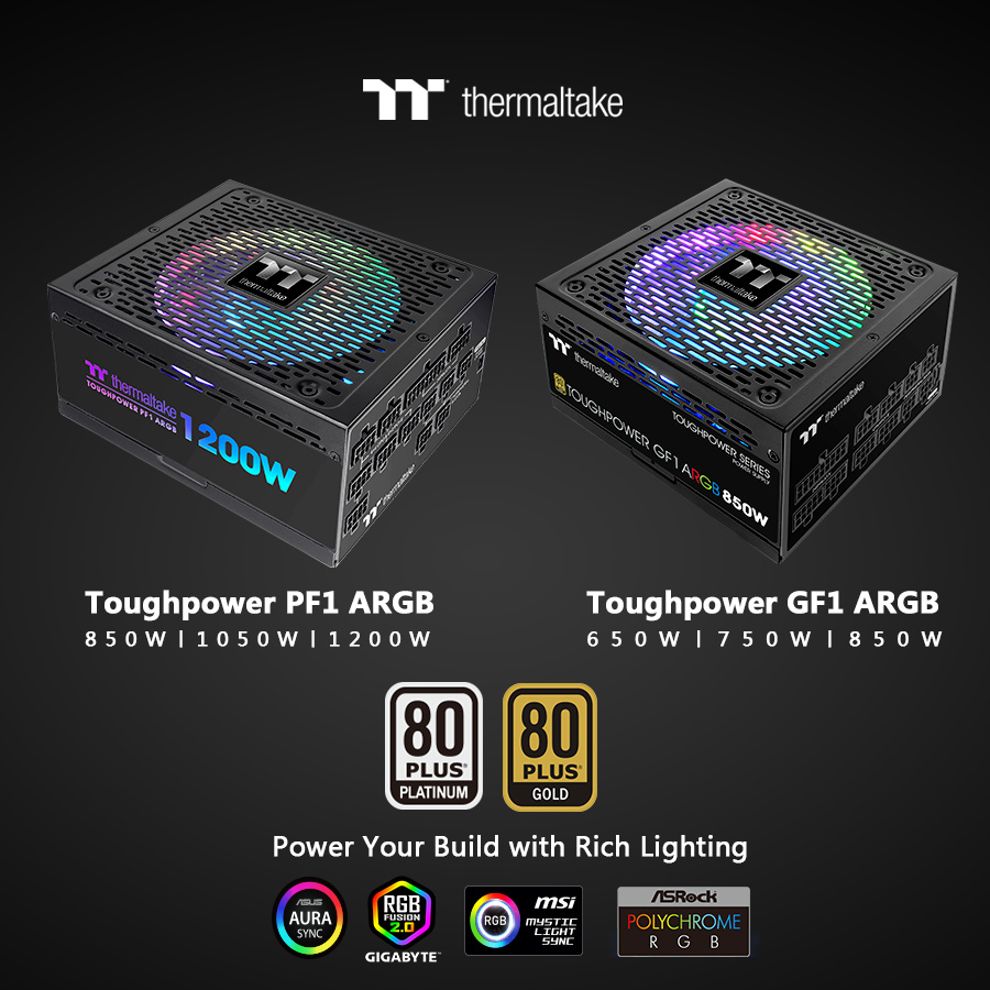 Thermaltake New Toughpower PF1/GF1 ARGB Power Supply