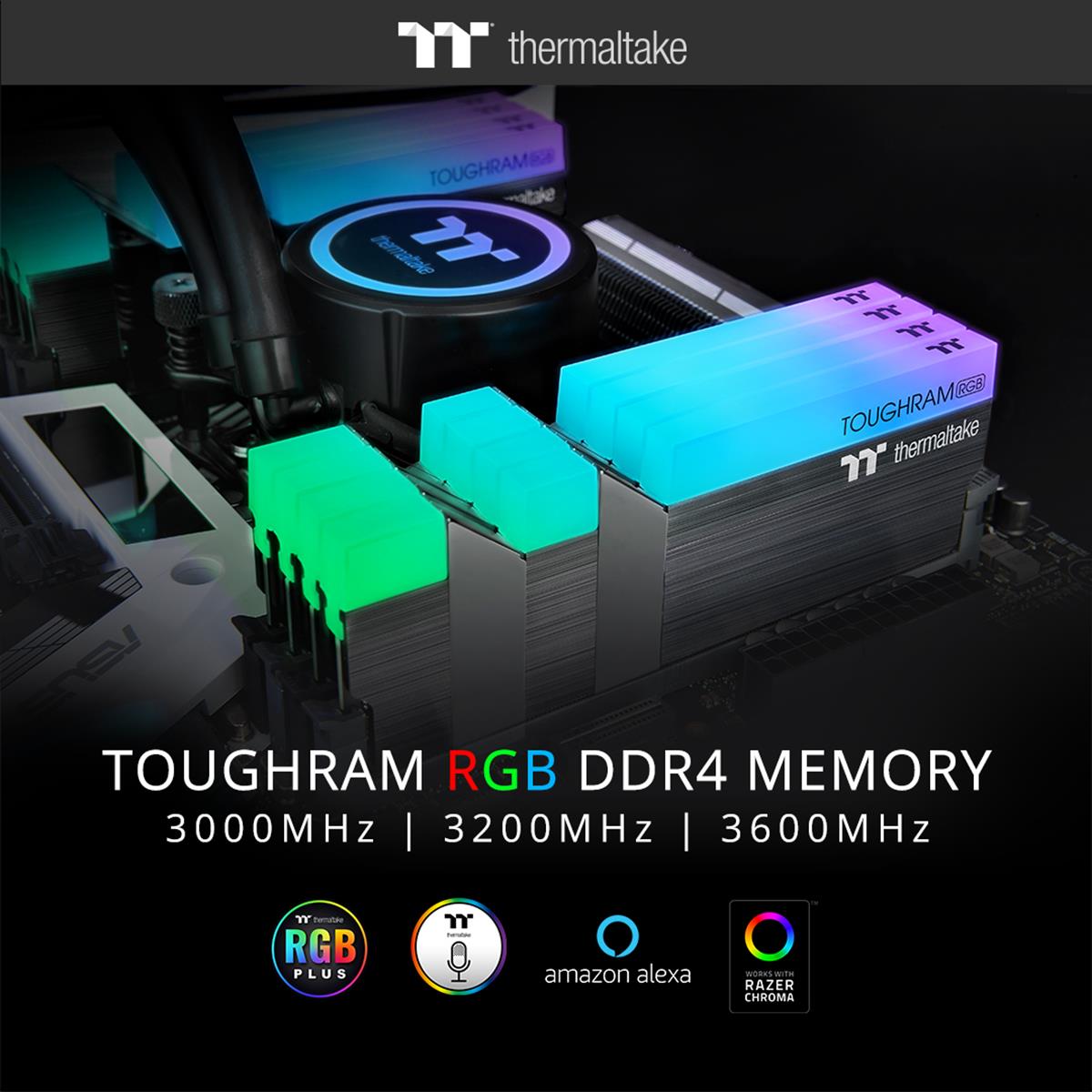 Thermaltake Launches TOUGHRAM RGB DDR4 Memory Series