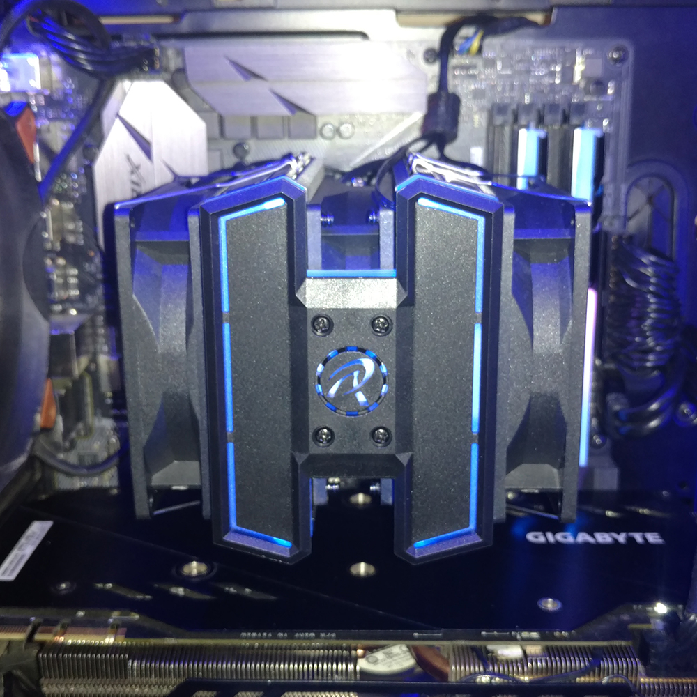 Rajintek DELOS RBW Tripple Fan CPU Cooler Review