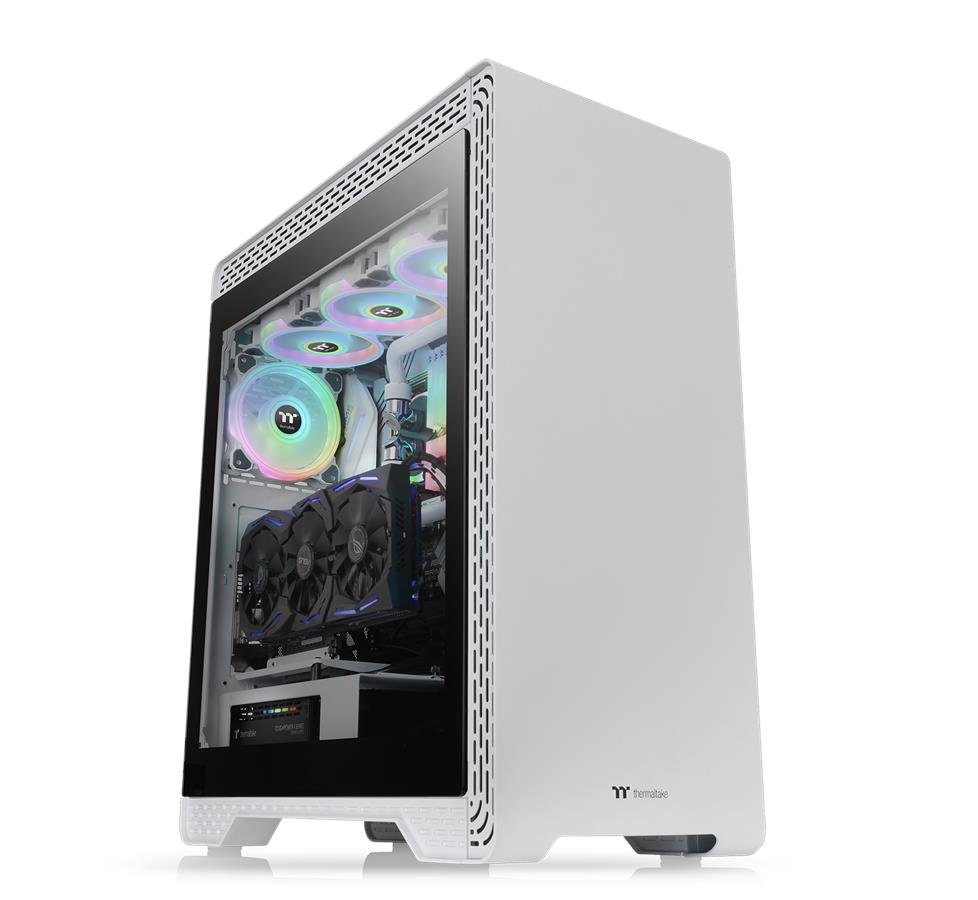 Thermaltake S500 Tempered Glass Snow Edition Mid-Tower Chassis Pre-Orders Now Available