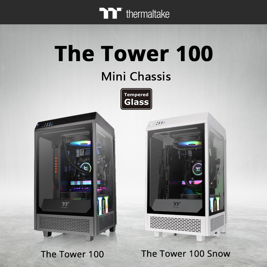 Thermaltake Announces the Tower 100 Mini Chassis