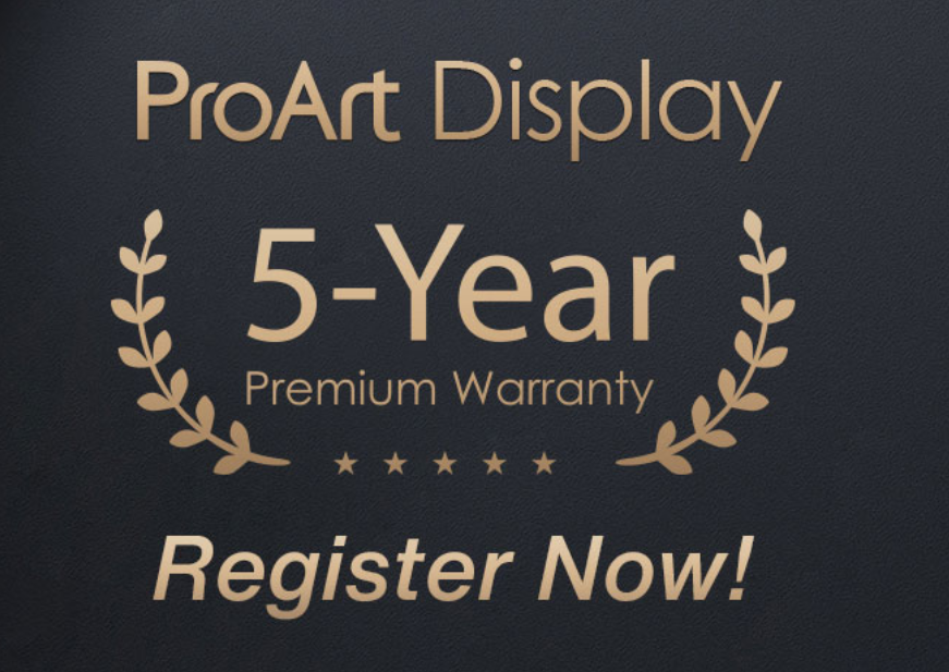 ASUS UK Announce ProArt Display Five-Year Warranty