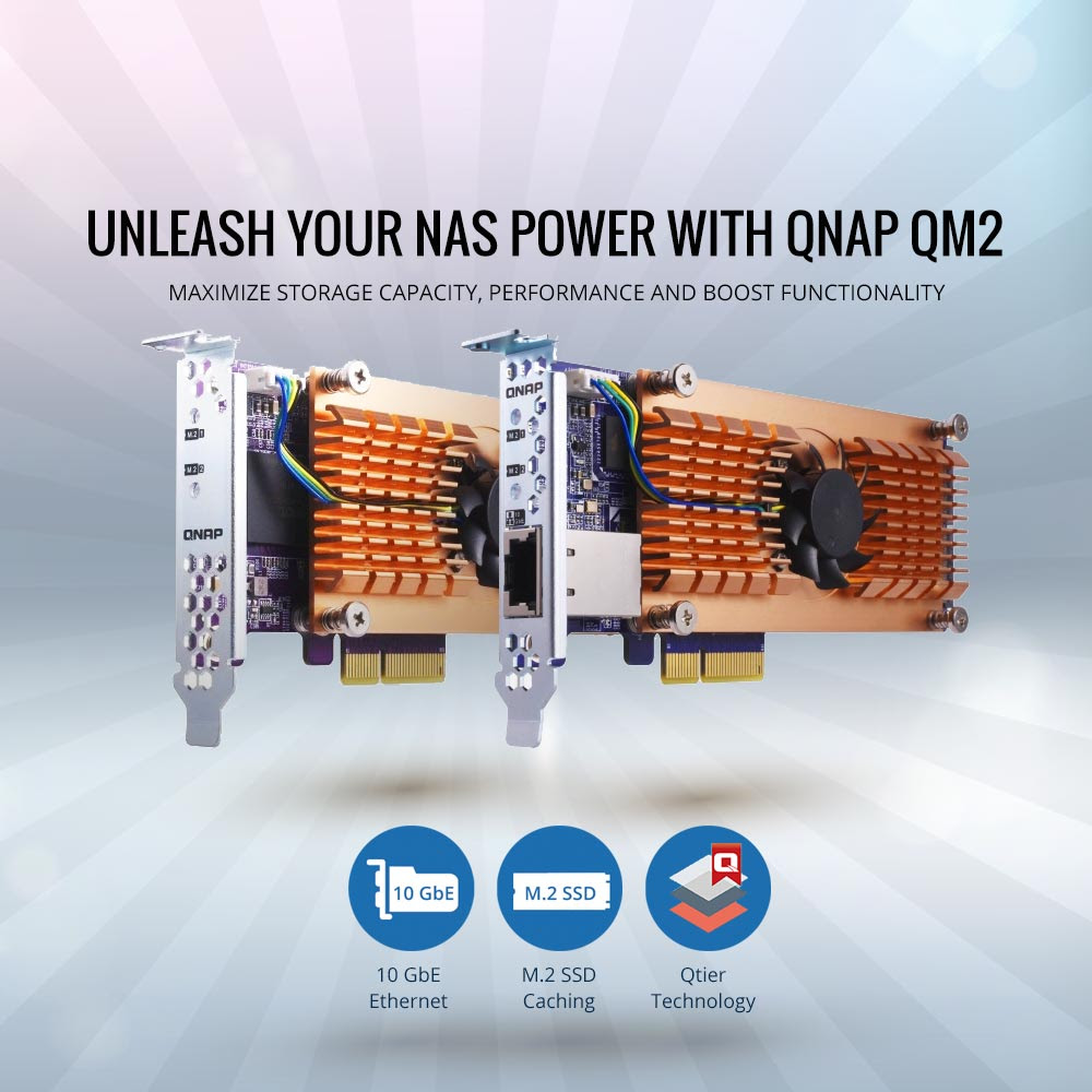 QNAP Releases QM2 Expansion Cards
