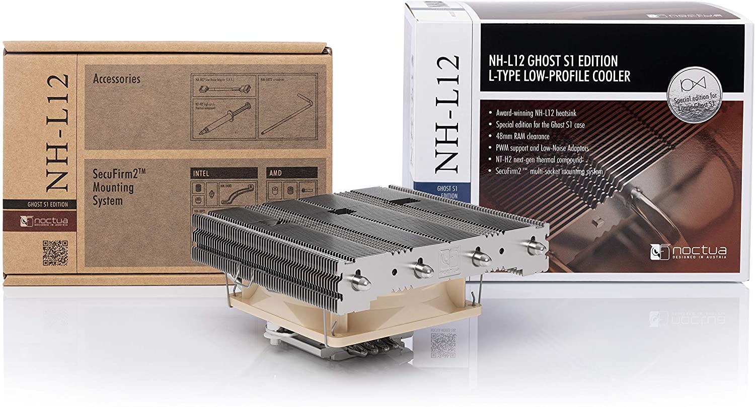 Louqe and Noctua present NH-L12 special edition CPU cooler for the Ghost S1 case