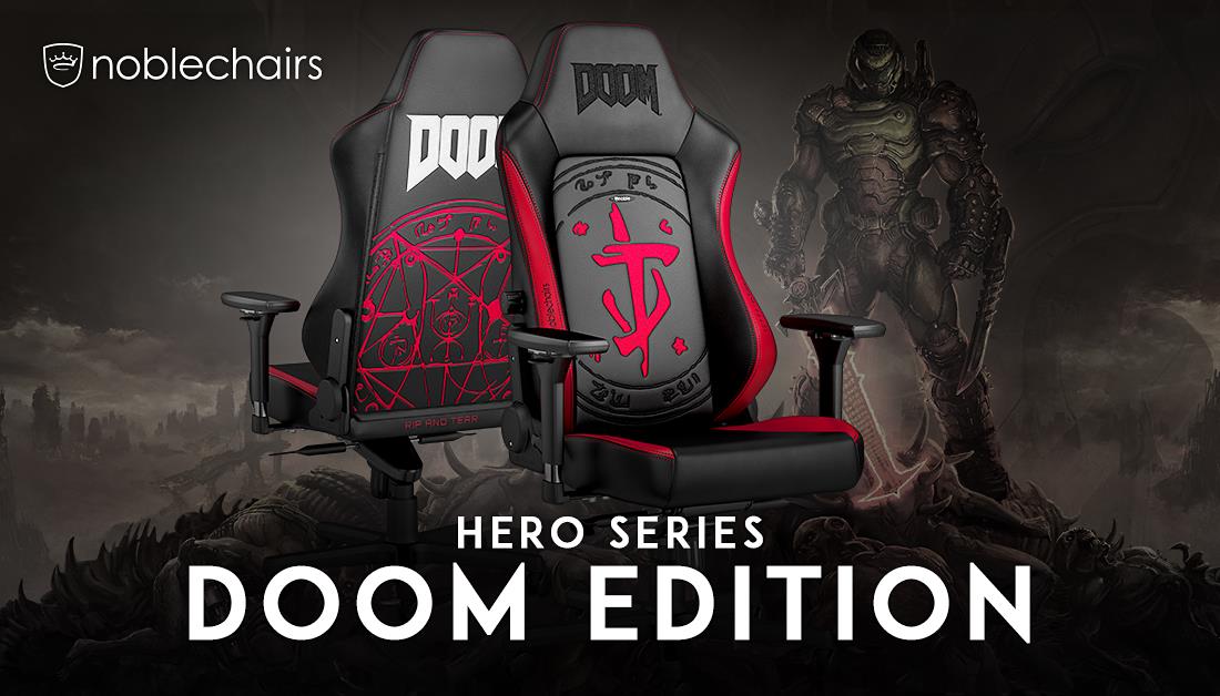 The DOOM Edition gaming chair by noblechairs is now available to purchase