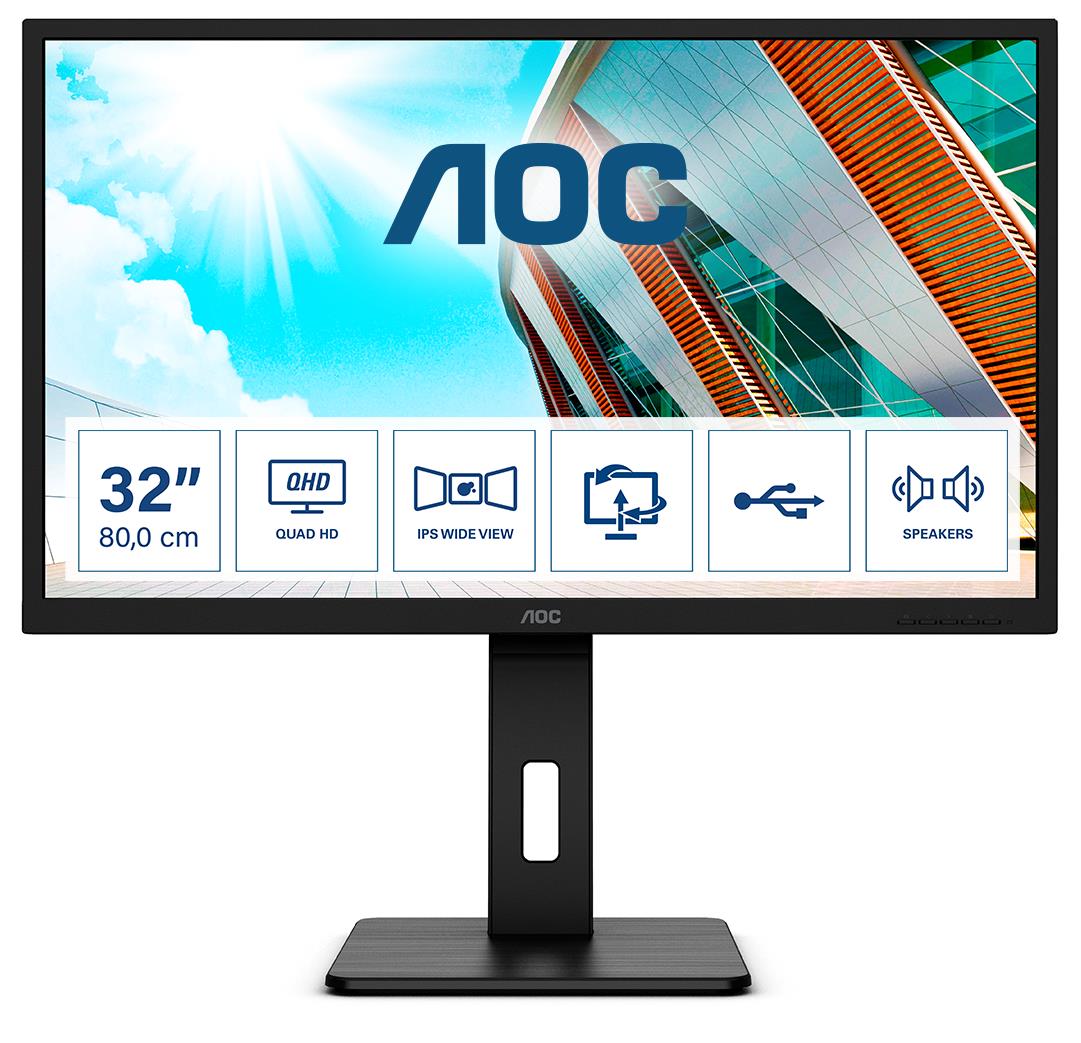 AOC strengthens its professional portfolio with three new high resolution displays