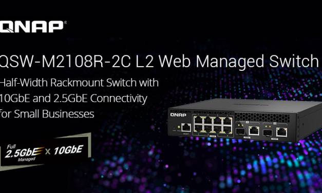 QNAP Introduces the Half-width Rackmount QSW-M2108R-2C