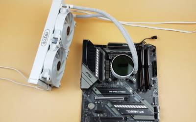 Reviews 6 PCCOOLER GI-CX240 White A-RGB Cooler Review