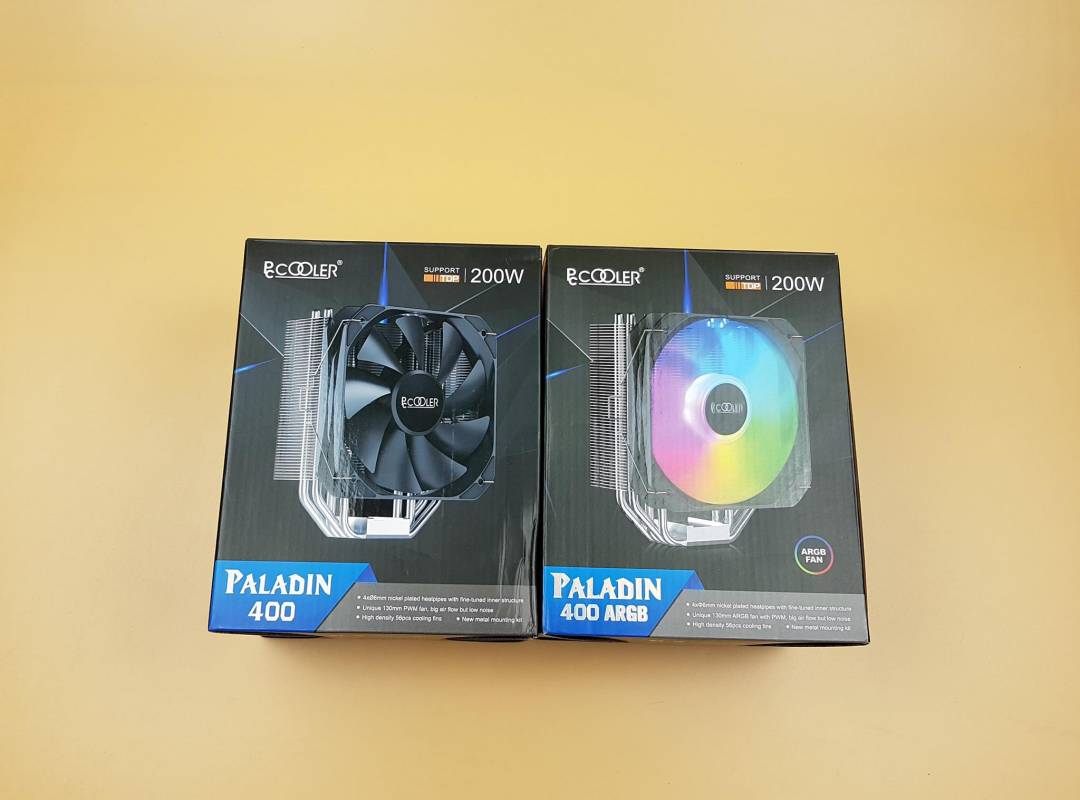 PCCOOLER GI-PALADIN 400 and GI-PALADIN 400 A-RGB Coolers Review ...