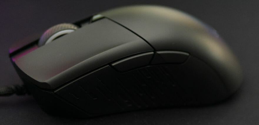 ASUS ROG Gladius II GAming Mouse side