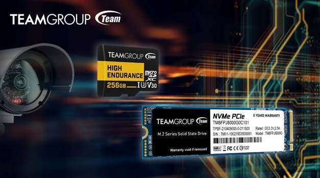 TEAMGROUP Announces the 8TB MP34Q M.2 PCIe SSD and HIGH ENDURANCE Surveillance System Memory Card