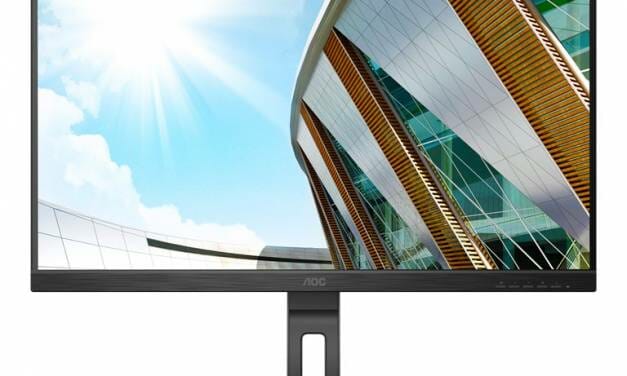 AOC launches four professional QHD and 4K displays with smart USB-C connectivity