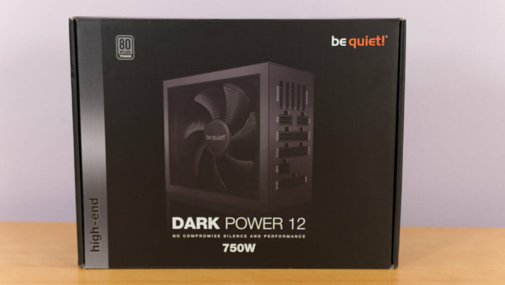 be quiet DARK POWER 12 750W PSU box front
