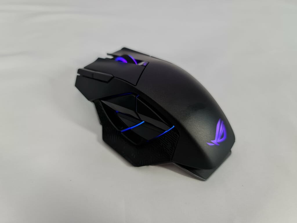 ASUS ROG Spatha X Wireless Gaming Mouse rgb lighting 