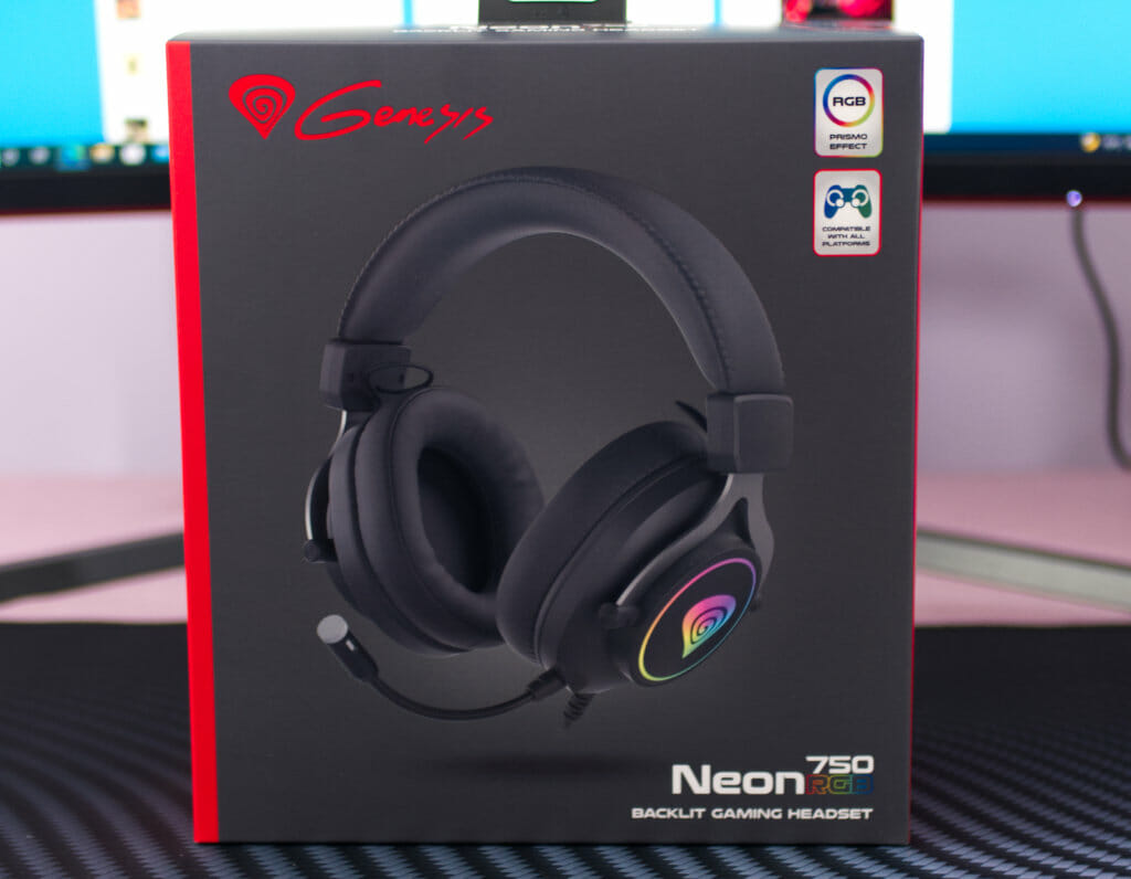 Genesis Neon 750 RGB Gaming Headset box front