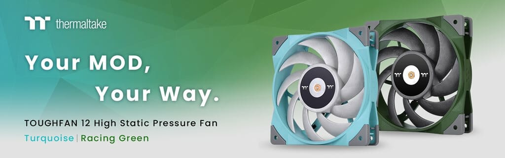 Thermaltake Debuts New TOUGHFAN 12 High Static Pressure Radiator Fan 1