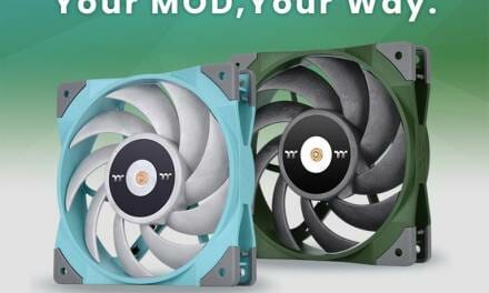 Thermaltake Debuts TOUGHFAN 12 High Static Pressure Radiator Fan in Turquoise and Racing Green