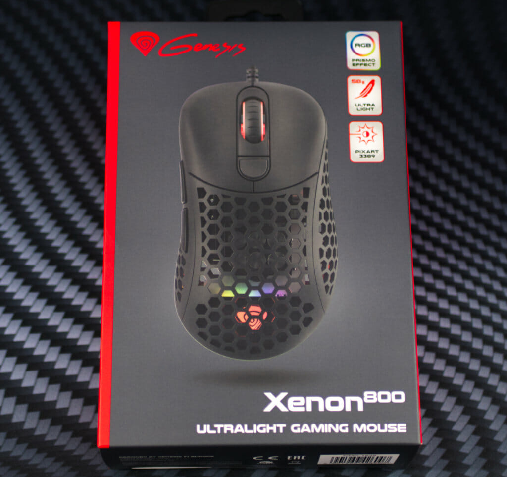 Genesis Xenon 800 Mouse box front 