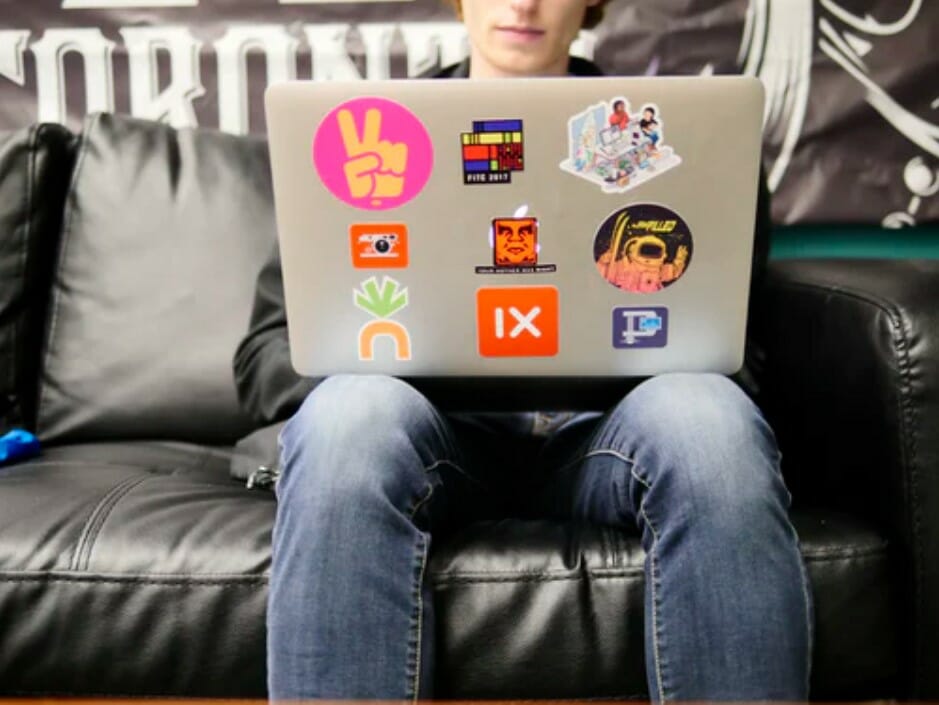 macbook sticker