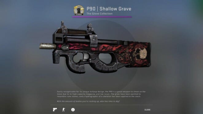 p90 shallow grave