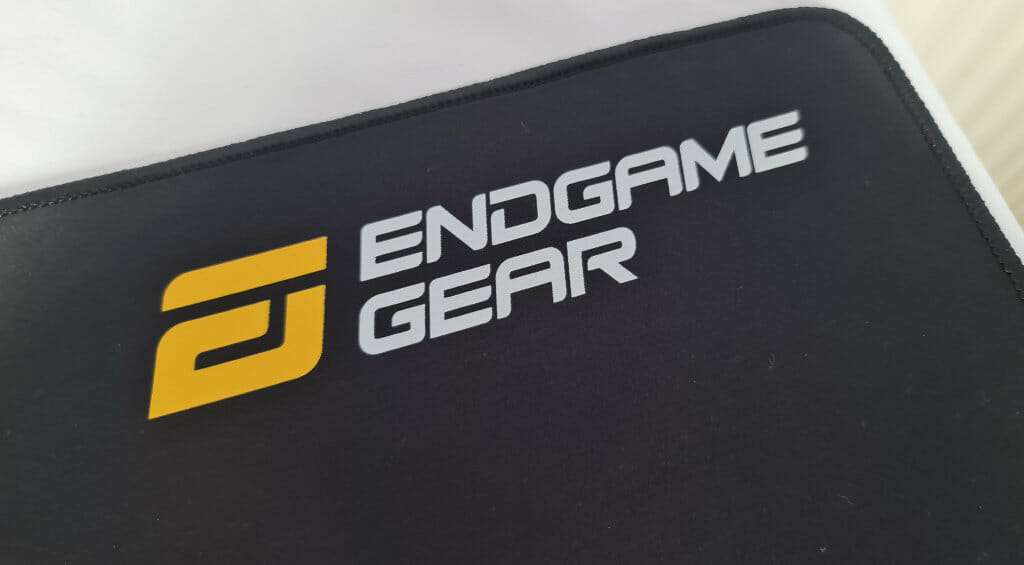 endgame gear mousepad corner logo