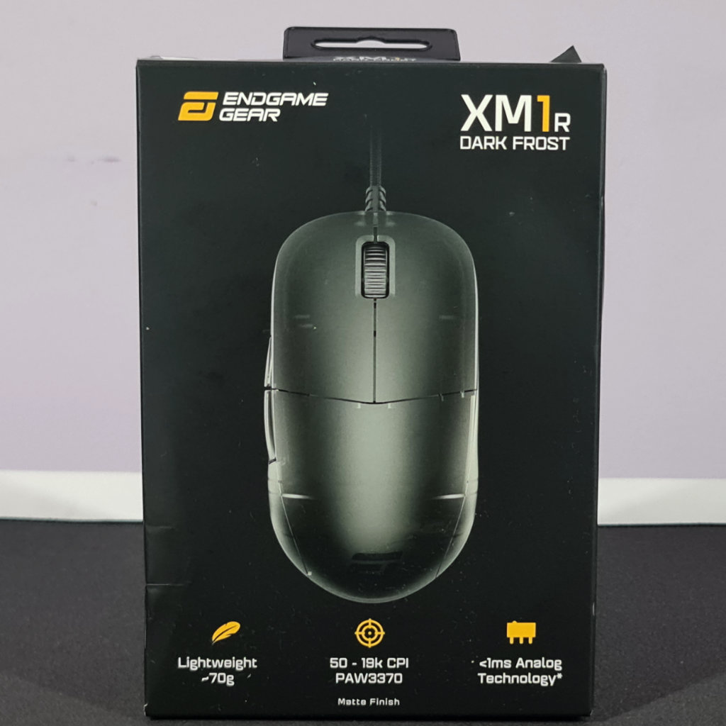 ENDGAME GEAR XM1R Mouse - MB1 Mouse Bungee and MPJ Mousepad Reviews 1 ENDGAME Gear XM1R Mouse Box