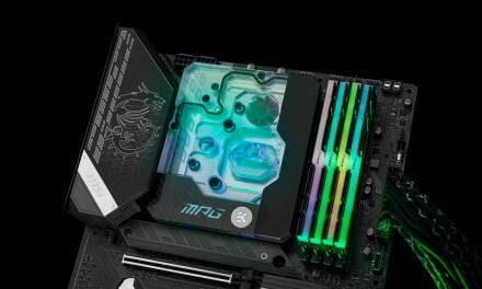 EK Launches a Stand-Alone Momentum Monoblock for the MPG Z590 Gaming Carbon Motherboard