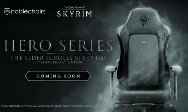 noblechairs Announces new Skyrim 10th Anniversary Gaming Chair