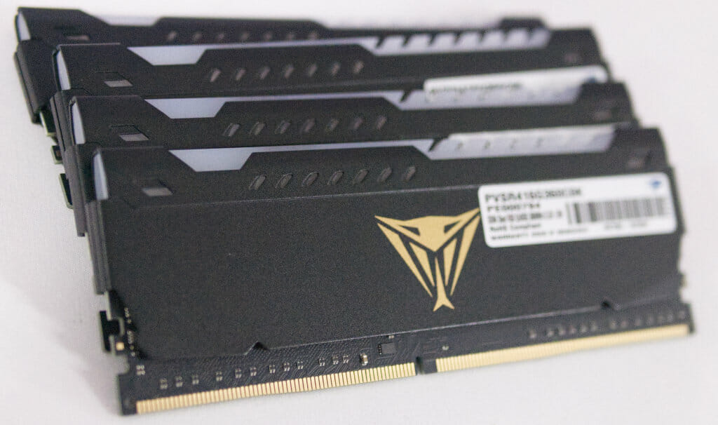 Patriot Viper Steel RGB 3600Mhz DDR4 4 sticks