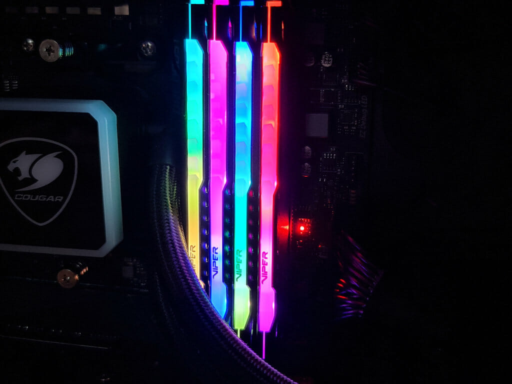 Patriot Viper Steel RGB 3600MHz DDR4 Memory Review 11 Patriot Viper Steel RGB 3600Mhz DDR4 rgb effects