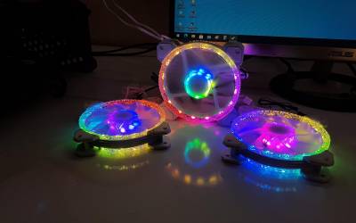Reviews 11 GELID STELLA Daisy-Chain A-RGB White Fans Review