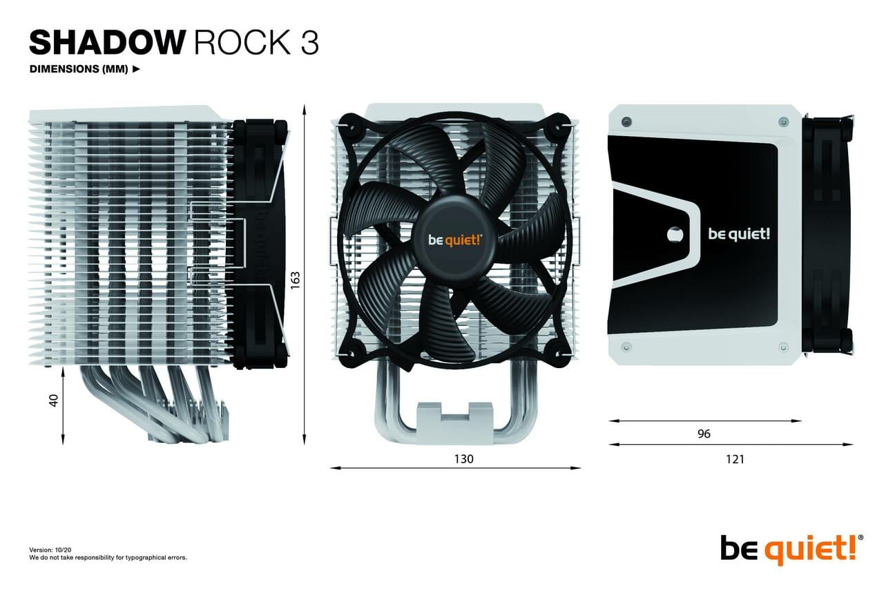 Aircooler - be quiet! Shadow Rock 3