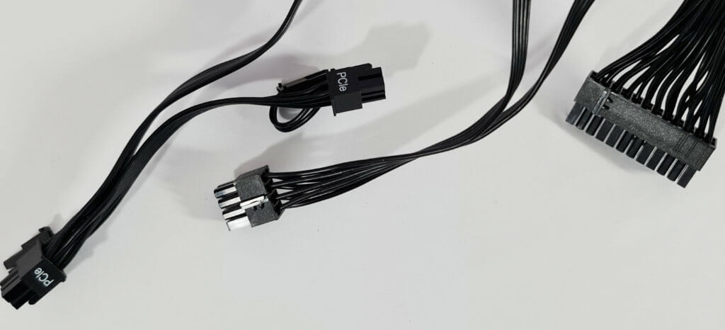 DEEPCOOL pm500D 80plus gold psu review power cables