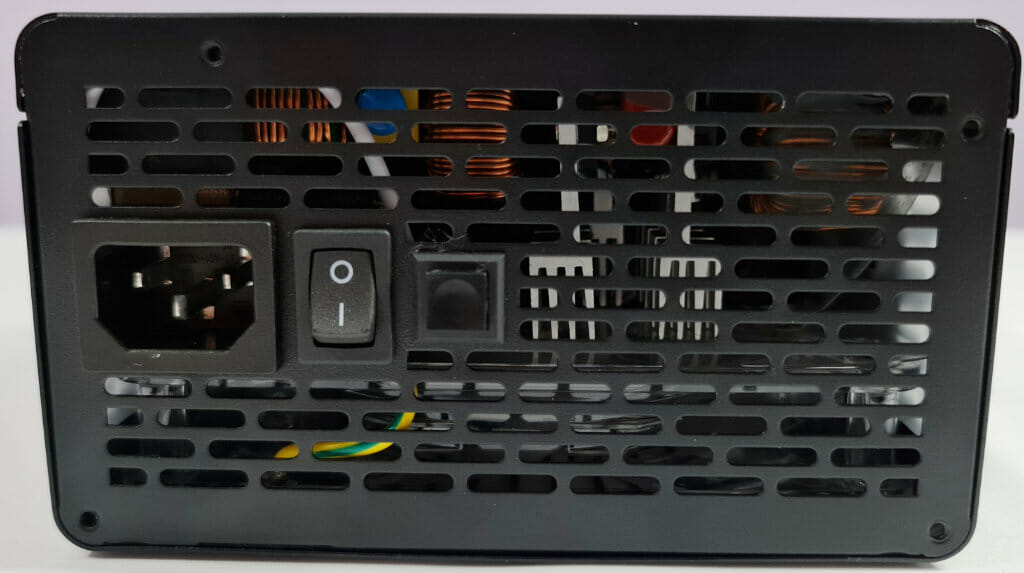 PCCOOLER GI P 650W 7D RGB PSU REVIEW psu back