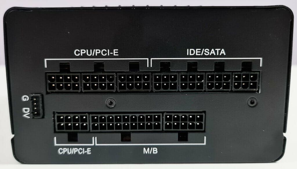 PCCOOLER GI P 650W 7D RGB PSU REVIEW psu modular cables input