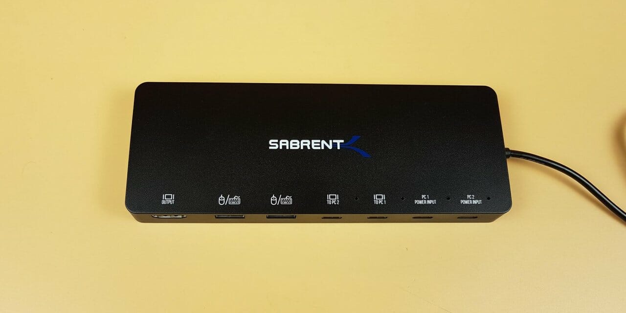 SABRENT 2ポートUSBType-C KVMスイッチ