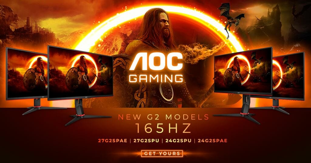 AGON by AOC’s acclaimed G2 models now in 165 Hz