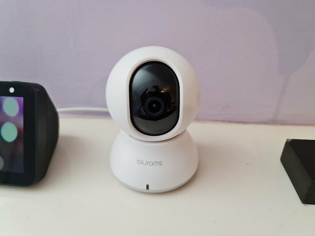 Blurams PTZ Dome Security Camera 2K A31 lens