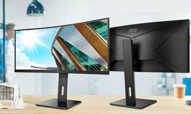 AOC launches advanced multitasking monitor: the 34” ultrawide CU34P2C with 65 W USB-C