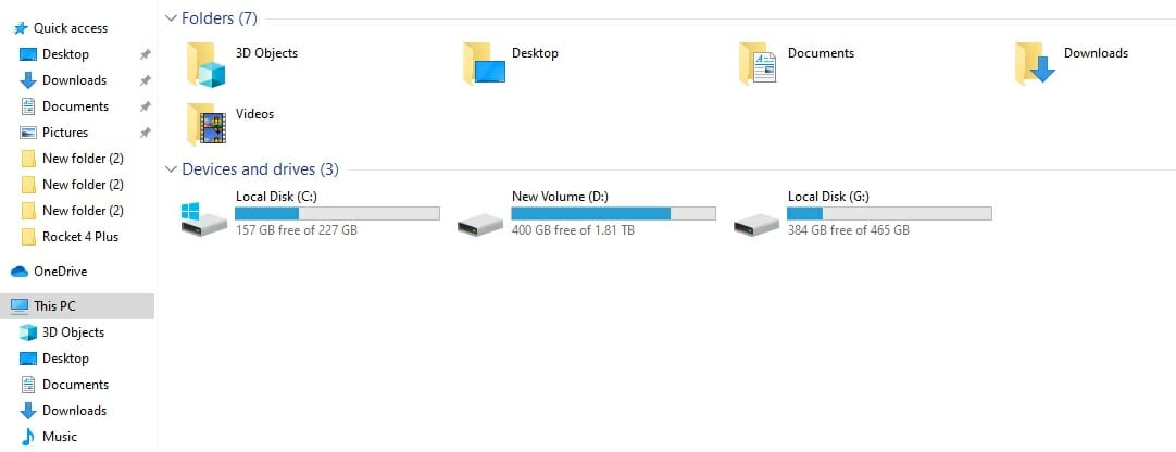 One drive after cloning