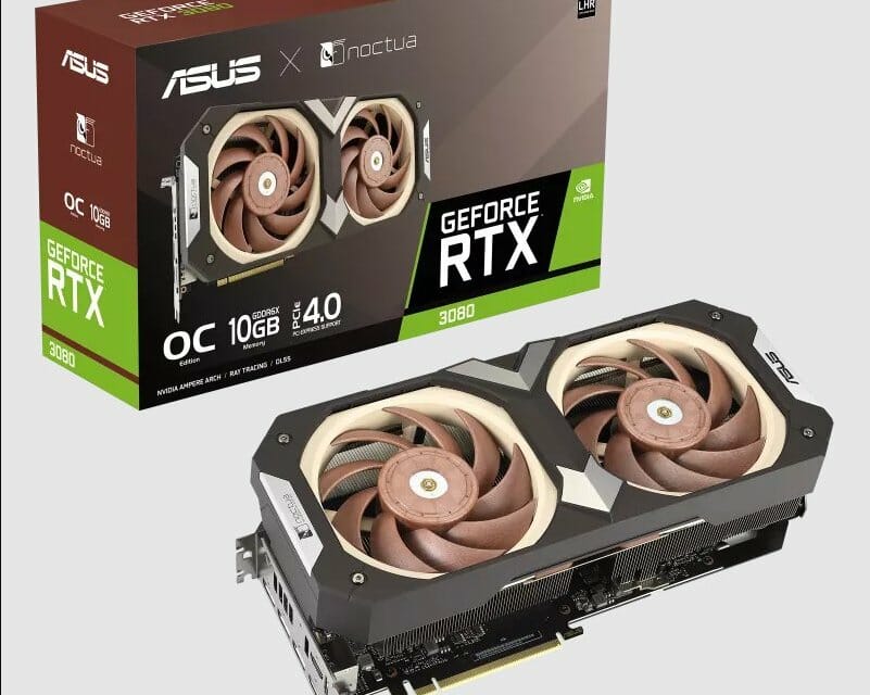 ASUS and Noctua announce ASUS GeForce RTX 3080 Noctua Edition graphics card