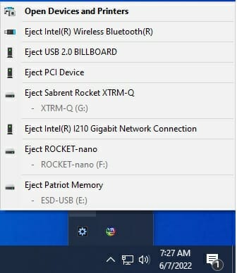 Sabrent Thunderbolt 3 Docking Station with Charging (DS-TH3C) Review 27 Eject